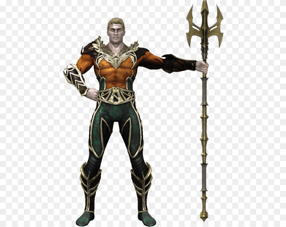 Gods Among Injustice 2 Aquaman Aquaman Injustice, Clothing, Costume, Person, Bronze Png