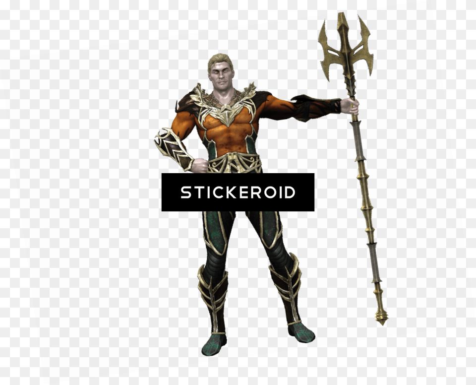 Gods Among Injustice 2 Aquaman Download Figurine, Clothing, Costume, Person, Adult Png Image