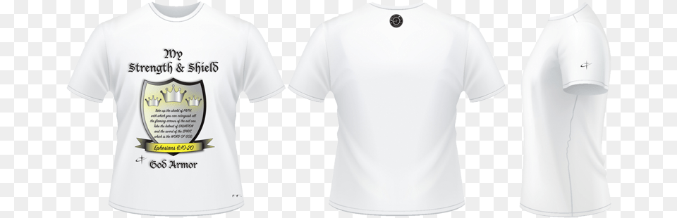 Gods Armor Mens T Shirt White Active Shirt, Clothing, T-shirt Free Transparent Png