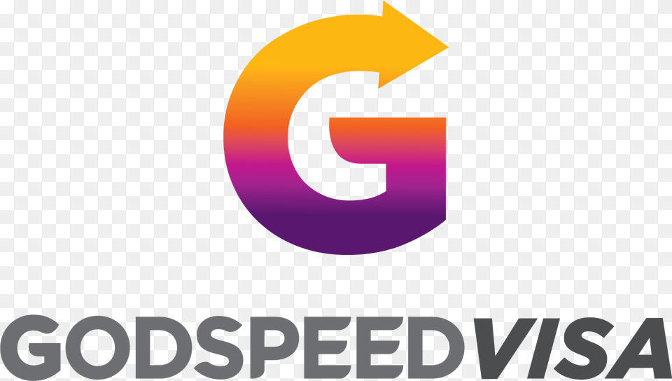 Godspeed Visa Graphic Design, Logo, Text, Disk, Symbol Free Png Download