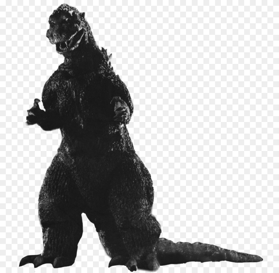 Godzilla 1954 No Background, Silhouette, Baby, Person, Animal Png Image