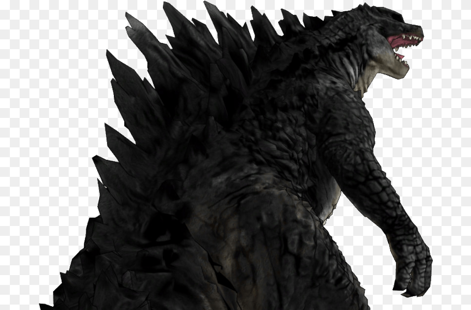Godzilla 2014 By Sonichedgehog2 Godzilla White Background, Animal, Dinosaur, Reptile Free Png Download