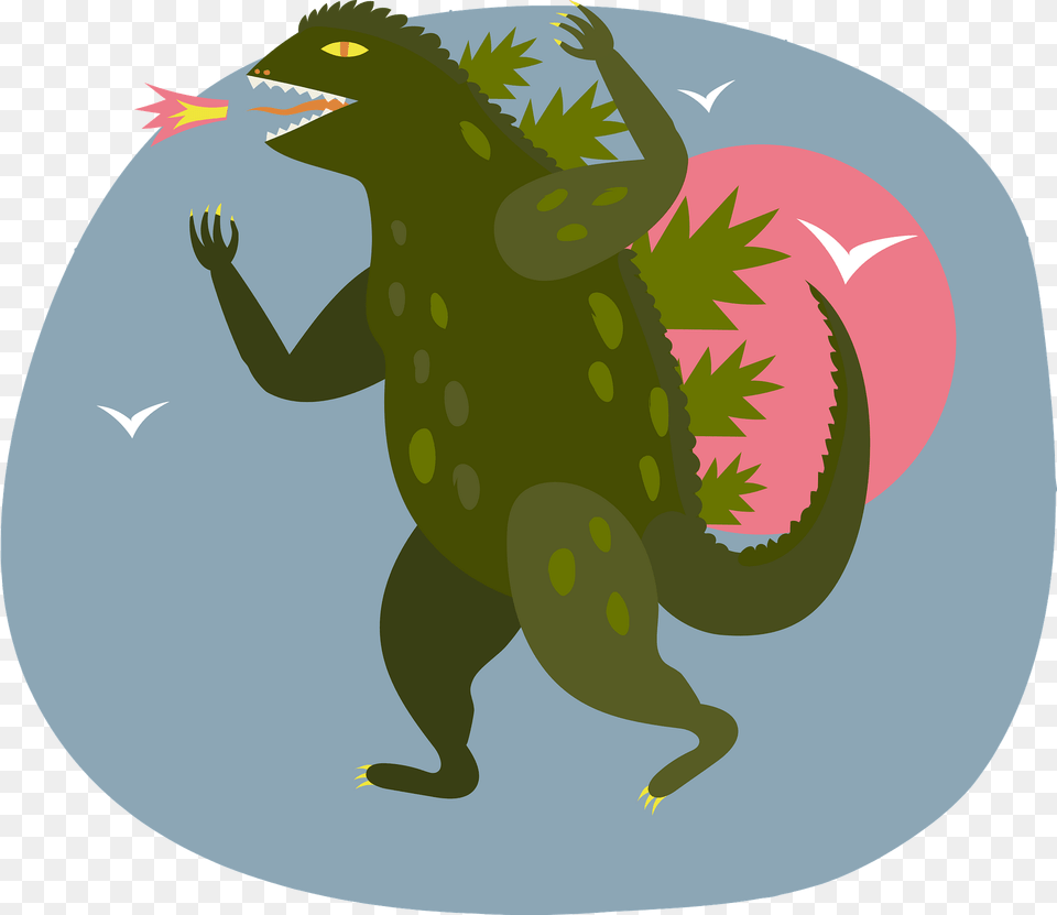 Godzilla Clipart 2024, Person, Animal Png