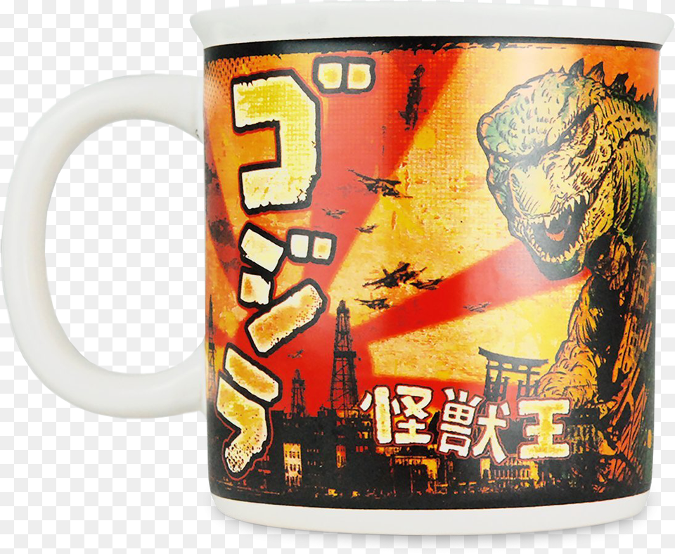 Godzilla Giant Monster Mug Beer Stein, Cup, Beverage, Can, Coffee Png