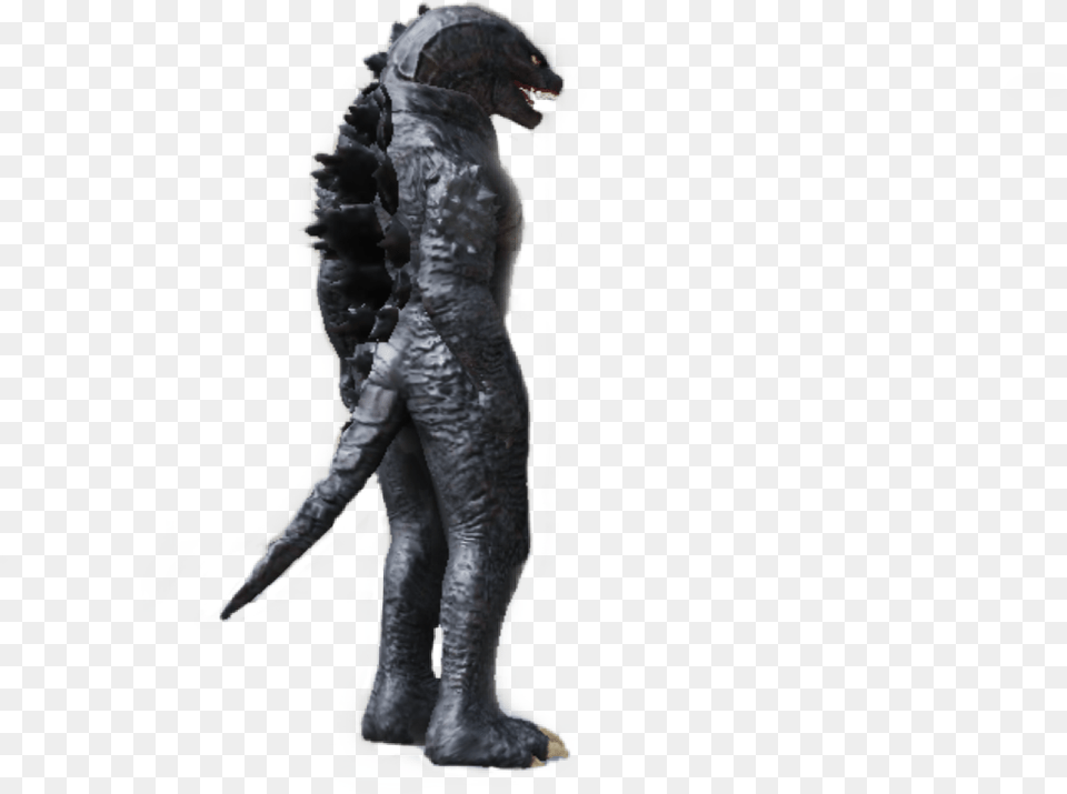 Godzilla Godzillart Godzilla2014 Pubg Pubgm Pubglogo Statue, Torso, Back, Body Part, Person Png Image