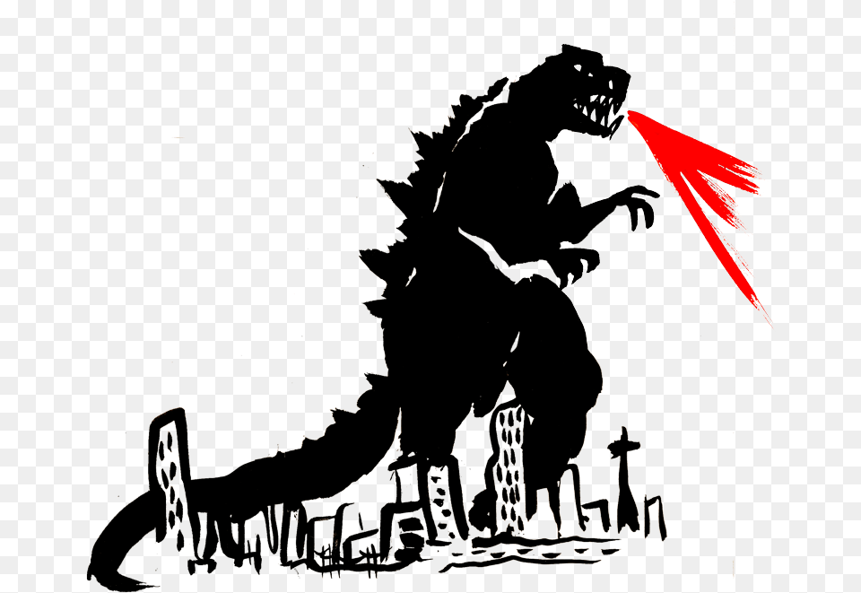 Godzilla Illustration, Person Png