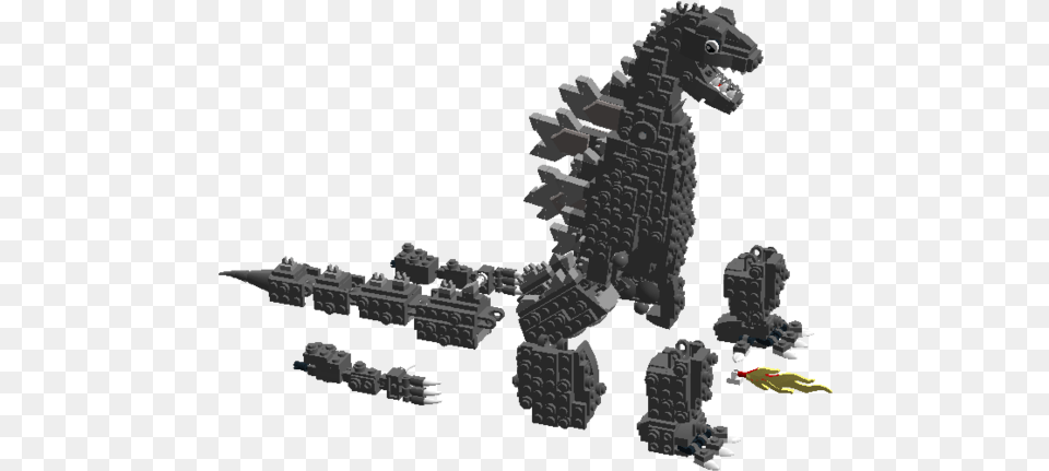 Godzilla Lego Mastramicoset Brick101 Final1 Lego Godzilla Instructions, Aircraft, Transportation, Vehicle Free Png