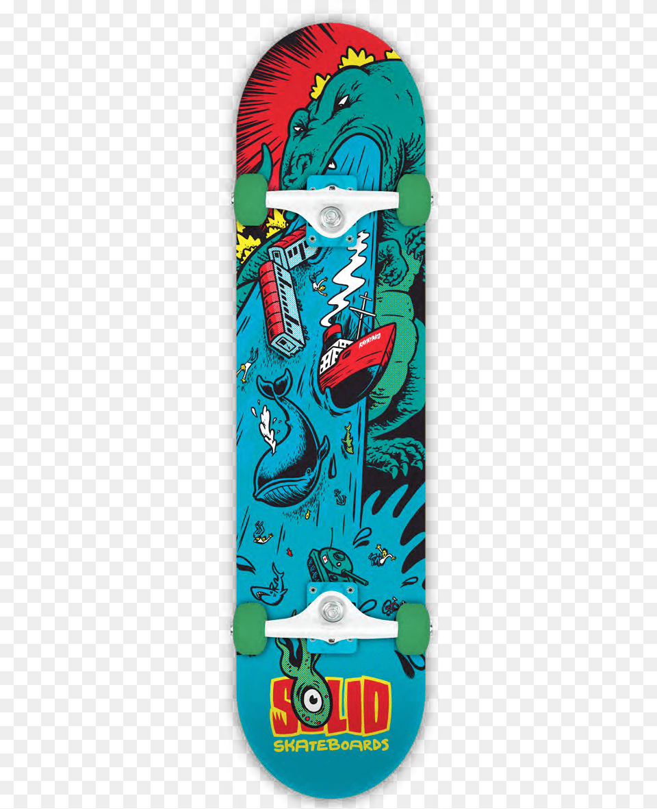 Godzilla Puke Serie Skateboard Png Image