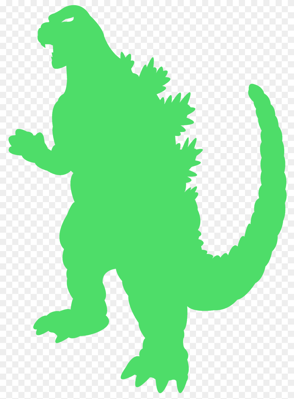 Godzilla Silhouette, Animal, Baby, Person Free Png