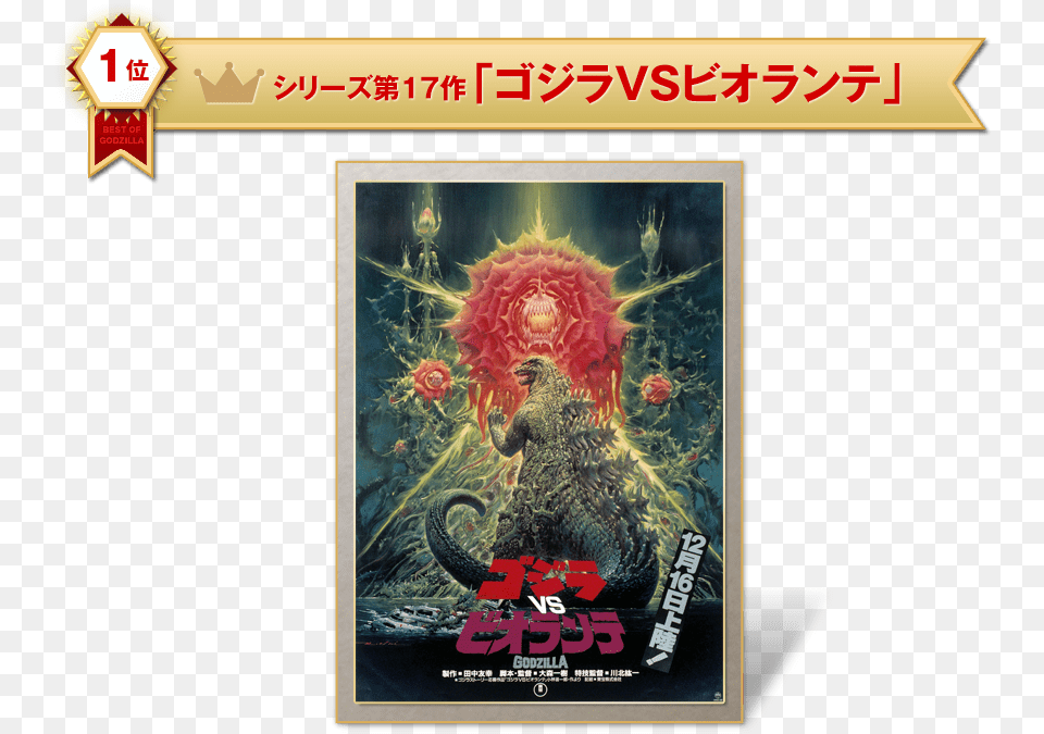 Godzilla Vs Biollante Poster, Publication, Book, Advertisement, Plant Free Png