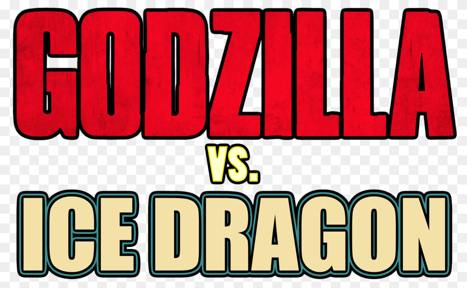 Godzilla Vs Ice Dragon Logo, Text Png