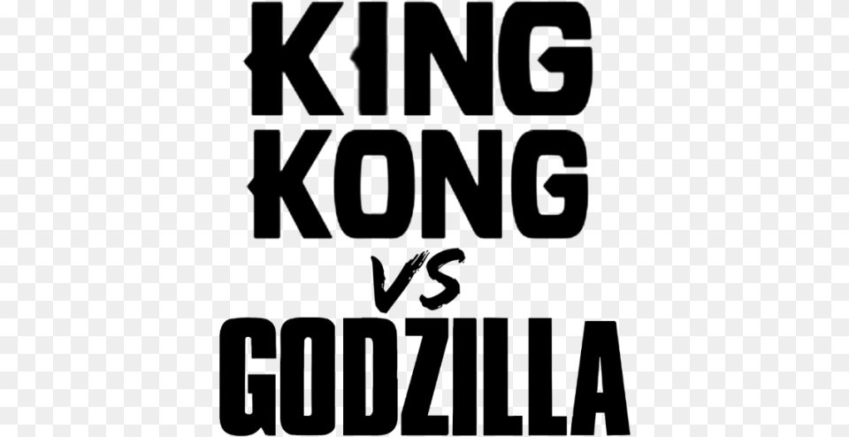 Godzilla Vs King Kong Logo Transparent, Gray Free Png