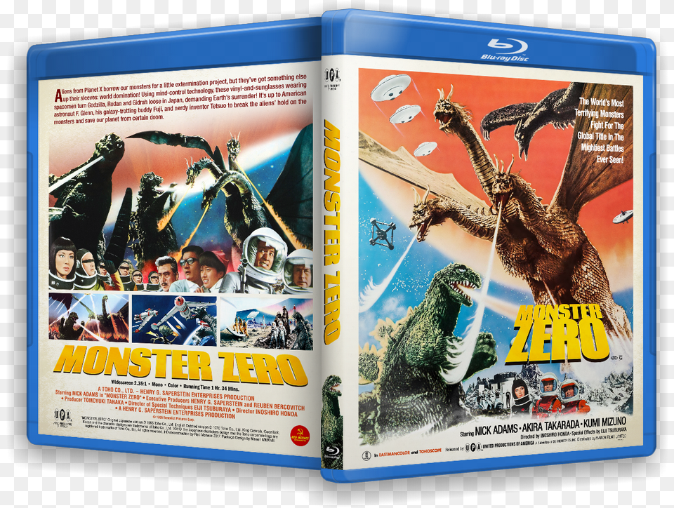 Godzilla Vs Monster Zero, Book, Publication, Advertisement, Animal Free Png Download