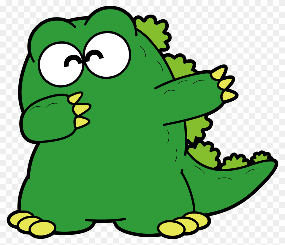 Godzilland Godzilla Dabbing Godzilla Know Your Meme, Green, Baby, Person, Face Free Transparent Png