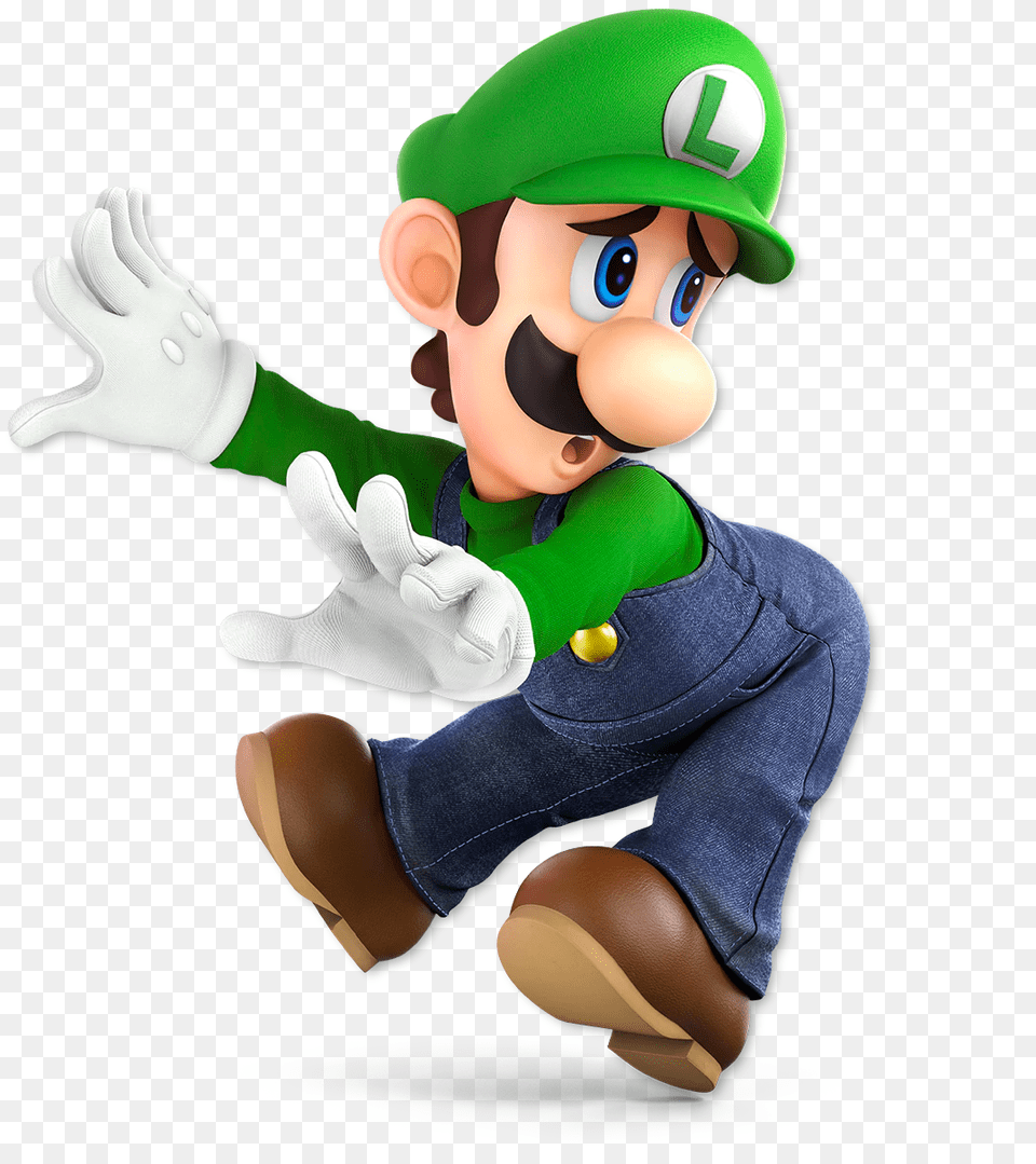 Godzuki Luigi Smash Bros Ultimate, Glove, Clothing, Person, Baby Free Transparent Png