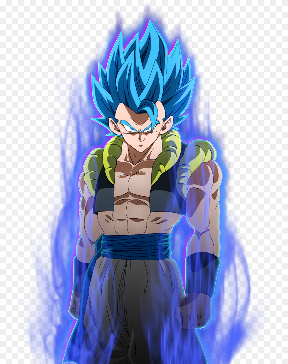 Gogeta Dragonballsuper Dragonballsuperbroly Ssjblue Dra Gogeta Ssj Blue Evolution, Baby, Person, Anime, Face Png