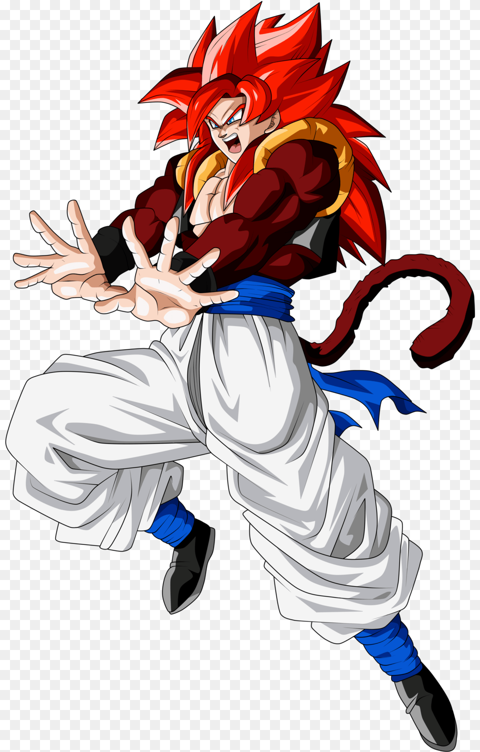 Gogeta Gogeta Ssj4 Dokkan Battle, Book, Comics, Publication, Person Free Png Download