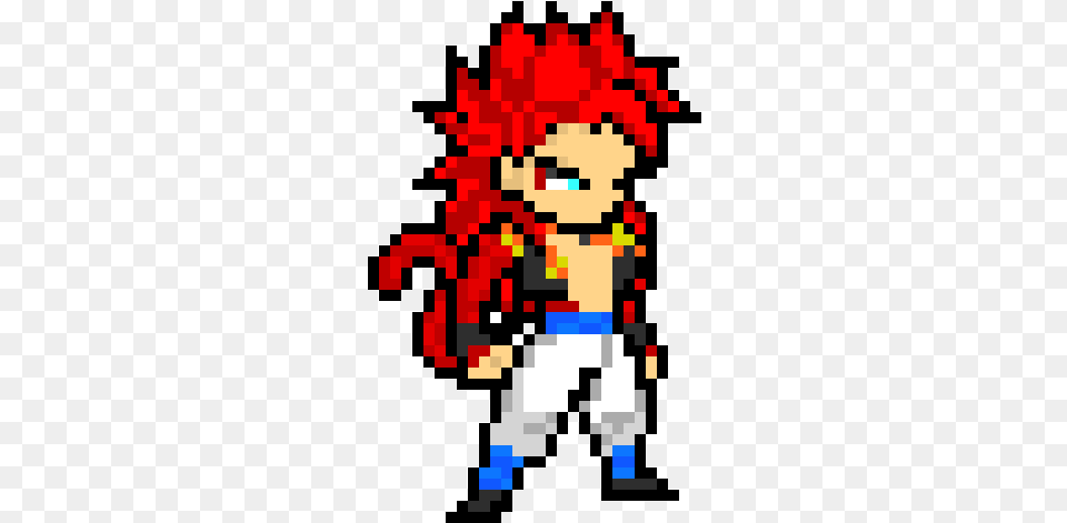 Gogeta Pixel Art, Graphics Free Png