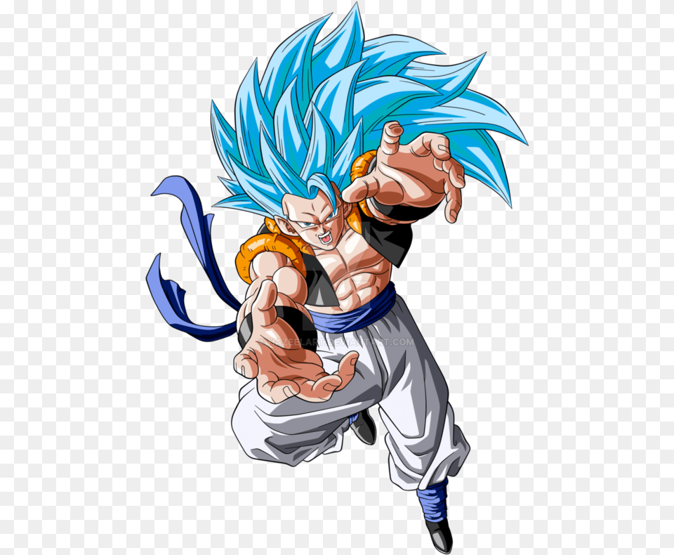 Gogeta Ssj Blue 3, Book, Comics, Publication, Baby Free Transparent Png