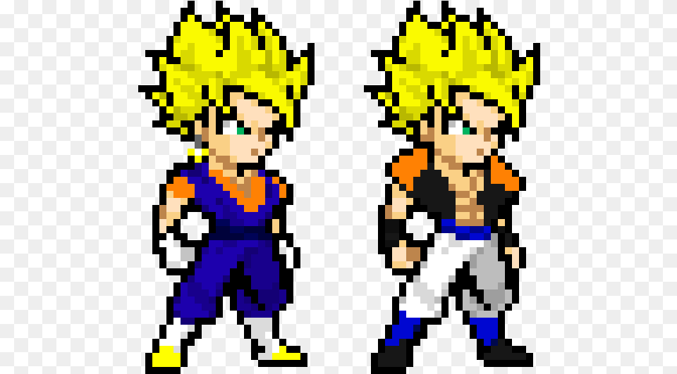 Gogeta Ssj Blue Pixel Art, Book, Comics, Person, Publication Free Png