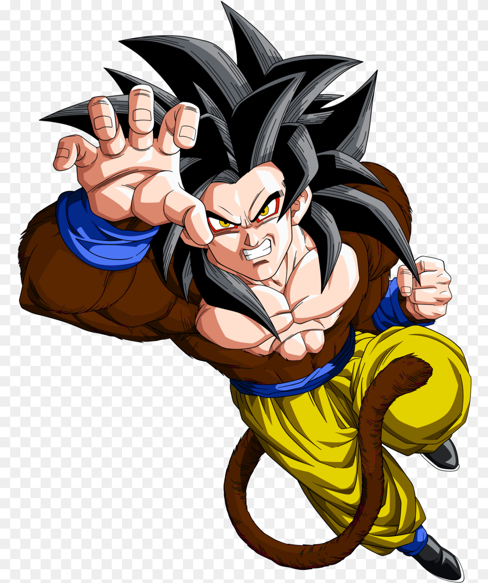 Gogeta Ssj4 Ssj4 Dragon Ball Z Goku, Book, Comics, Publication, Baby Png Image