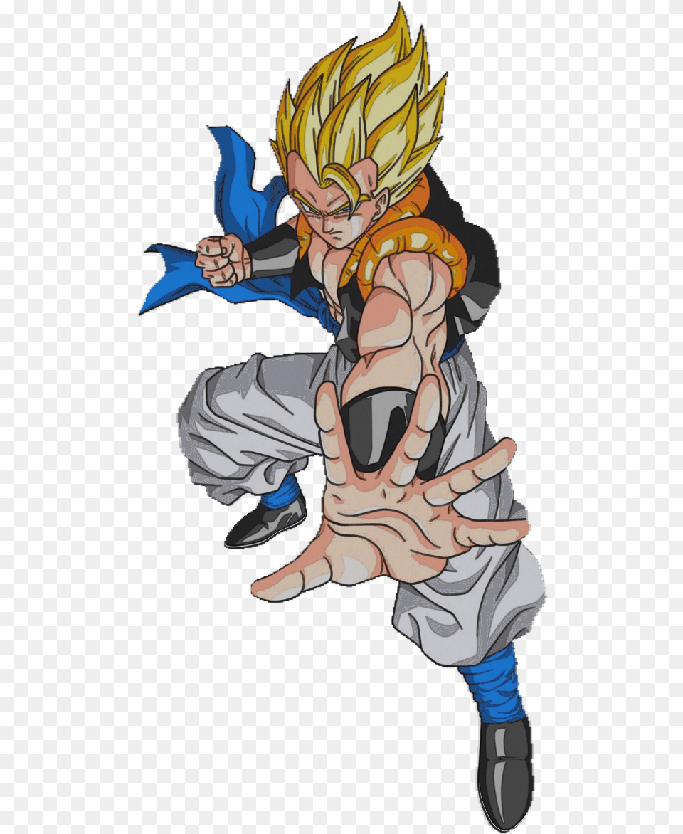 Gogeta Vegeta Goku Fusion Dragonballsuper Dragonballz Gogeta Ssj1, Book, Comics, Publication, Baby Png