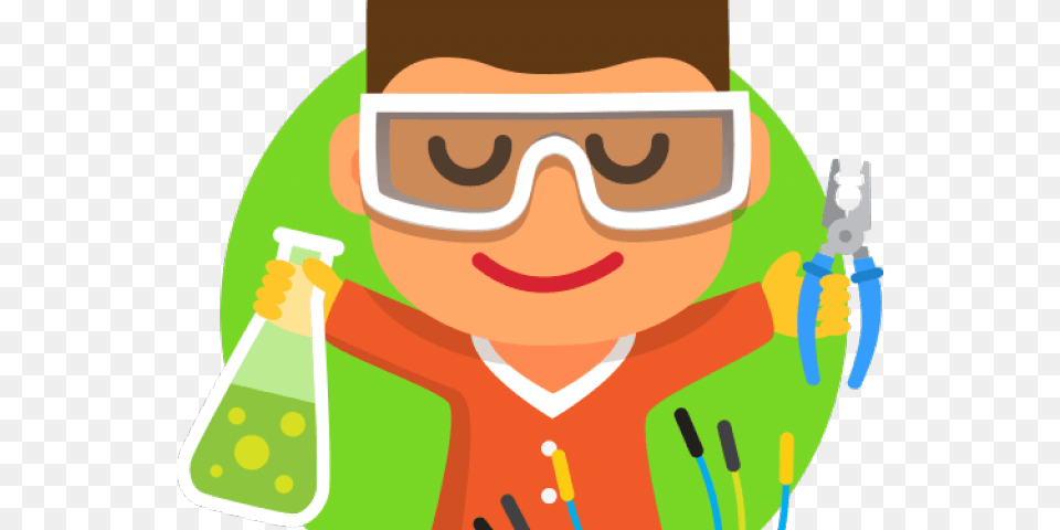 Goggles Clipart Science Experiment, Accessories, Cleaning, Person, Photography Free Png Download