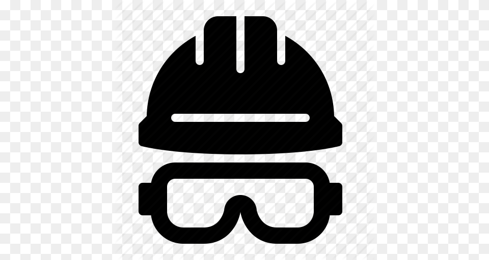 Goggles Hard Hat Hardhat Helmet Protection Safety Watchkit Icon, Accessories, Clothing, Architecture, Building Free Transparent Png
