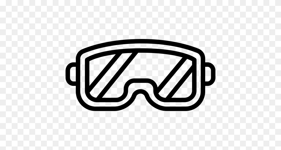 Goggles Ski Goggles Sports Icon With And Vector Format, Gray Free Png Download