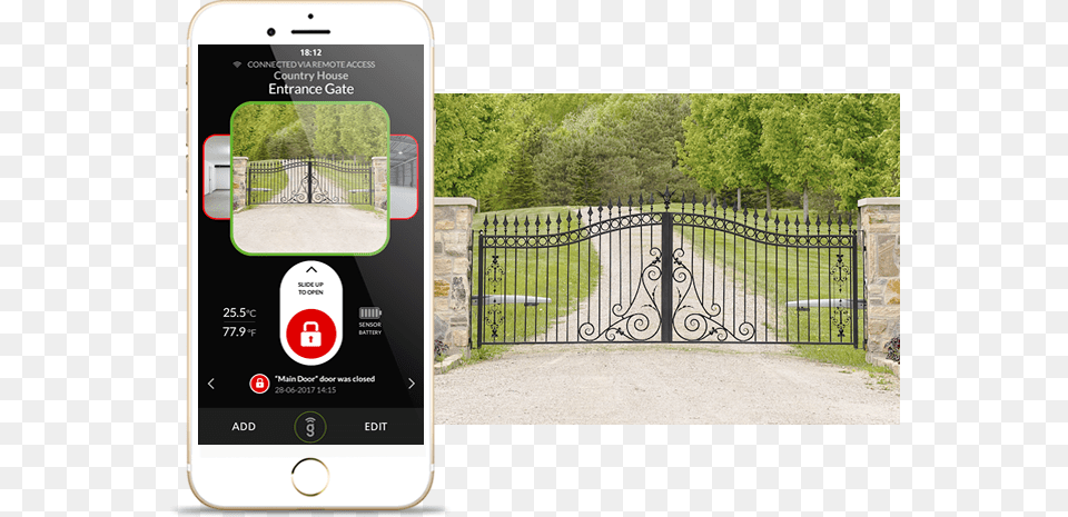 Gogogate 2 Gate App Gogogate Ggg2 Wds Outdoor Gate And Roller Door Sensor, Electronics, Mobile Phone, Phone Png