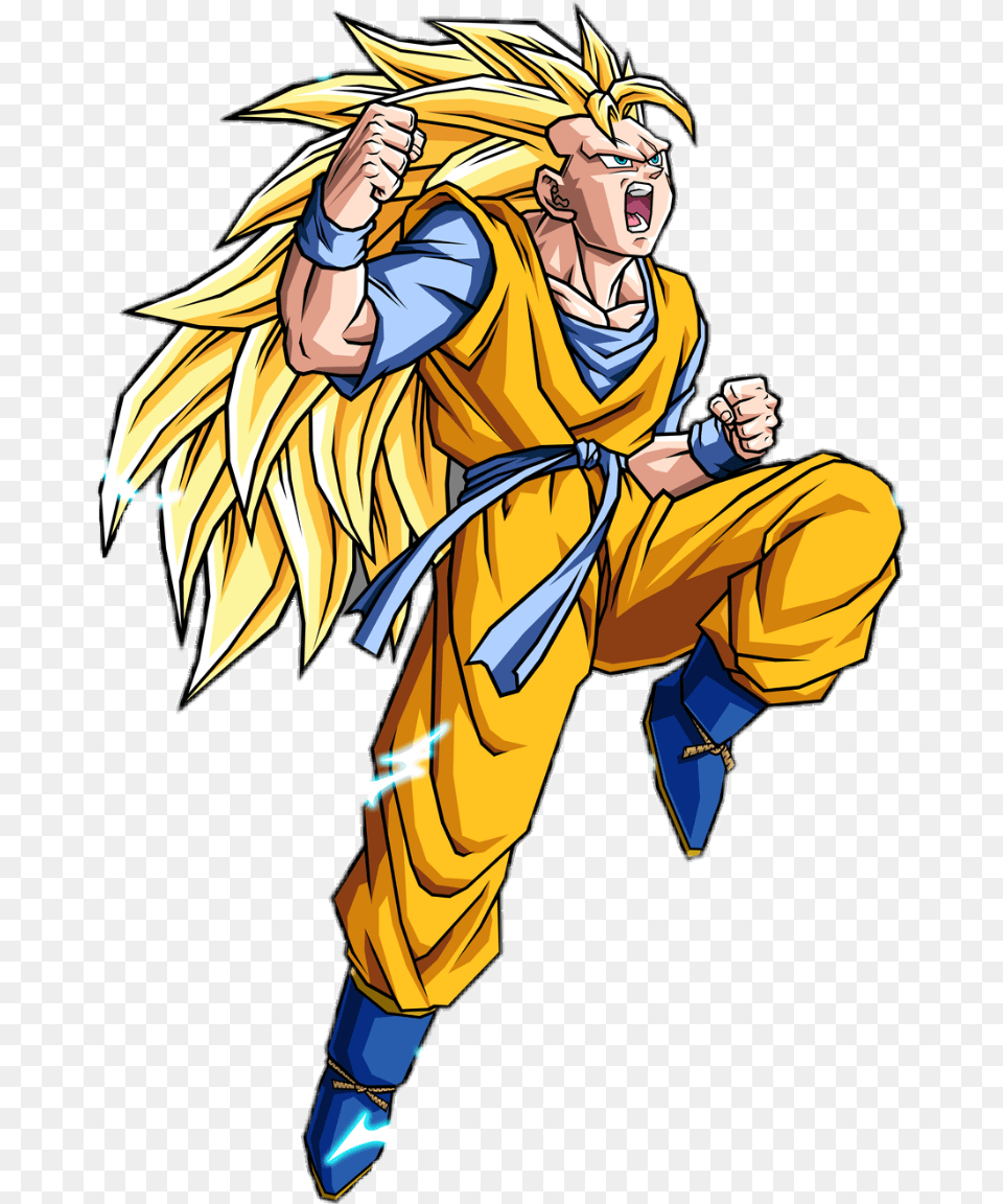 Gohan Del Futuro Ssj3 De Gohan Ssj, Book, Comics, Publication, Person Free Png