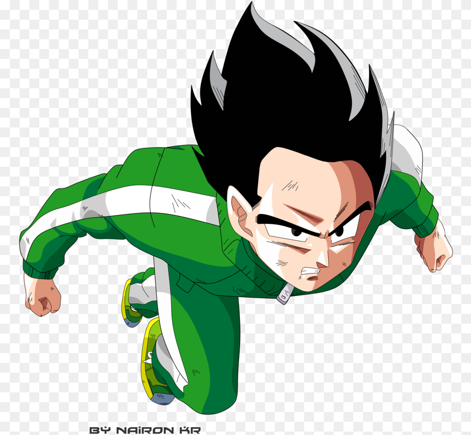 Gohan Dragon Ball Tumblr Green Anime Transparent, Baby, Person, Book, Comics Png