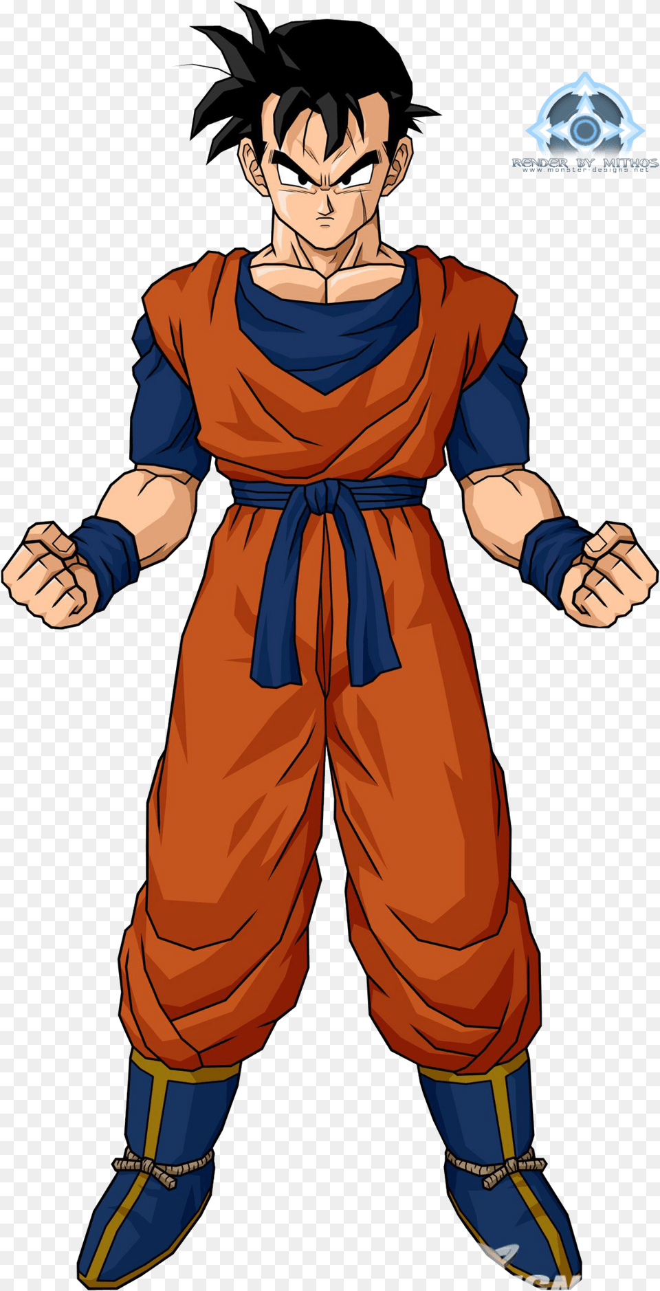 Gohan In Goku Clothes Dragon Ball Z Gohan, Book, Comics, Publication, Person Free Png