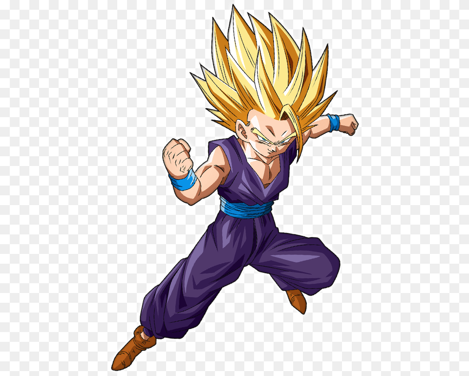 Gohan Ssj2 Render, Book, Comics, Publication, Person Free Png