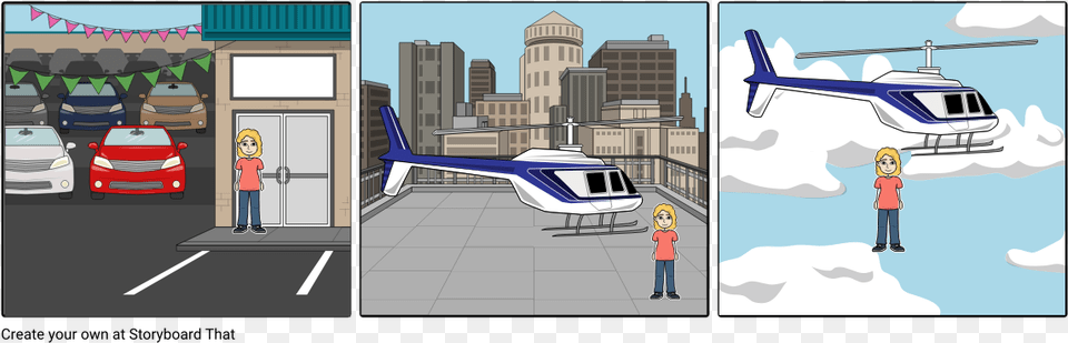 Going In A Helicopter Helicopter Rotor, Aircraft, Transportation, Vehicle, Person Png Image