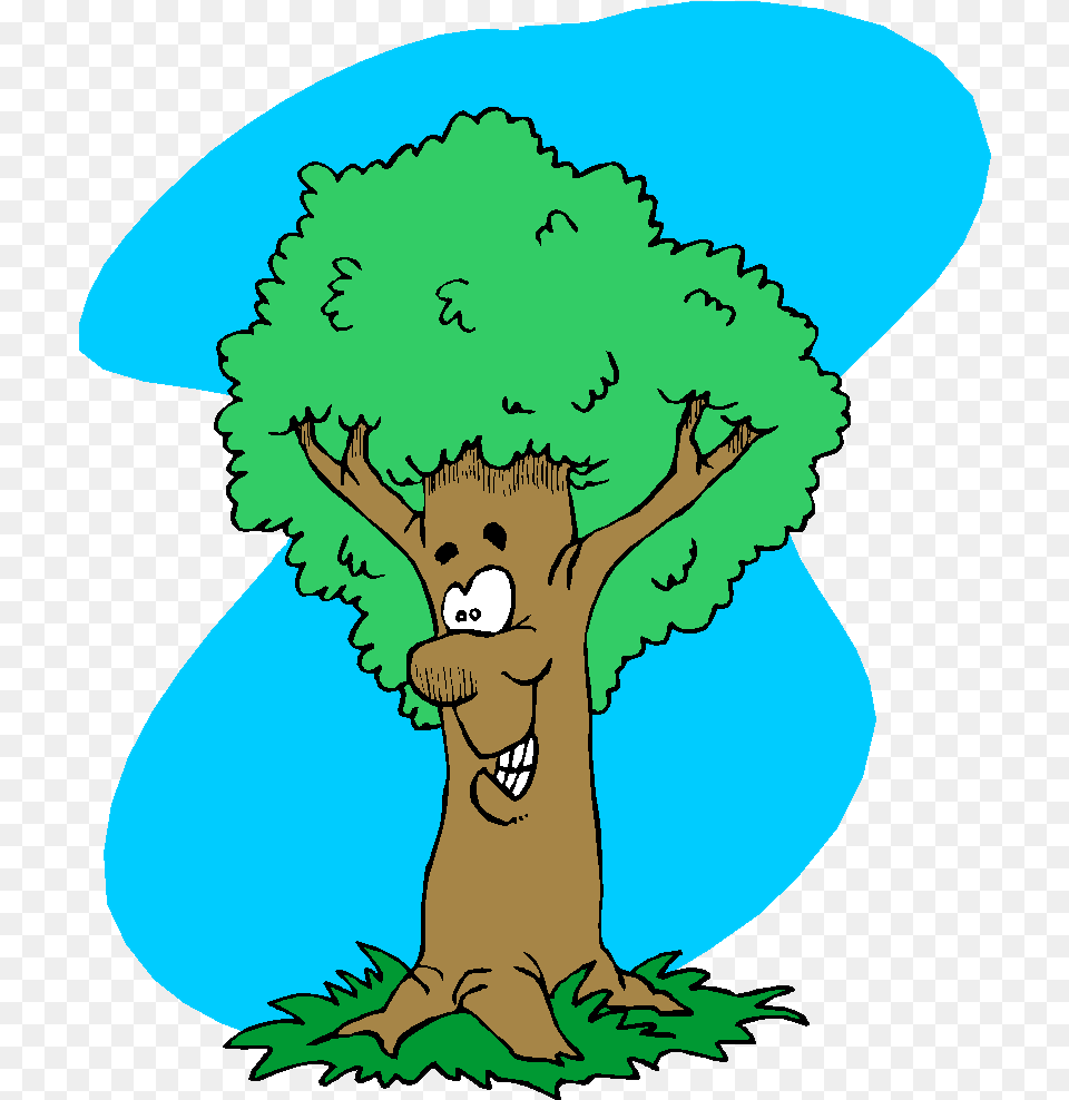 Going Outside Cartoon Clipart Tree, Baby, Person, Plant, Vegetation Free Png Download