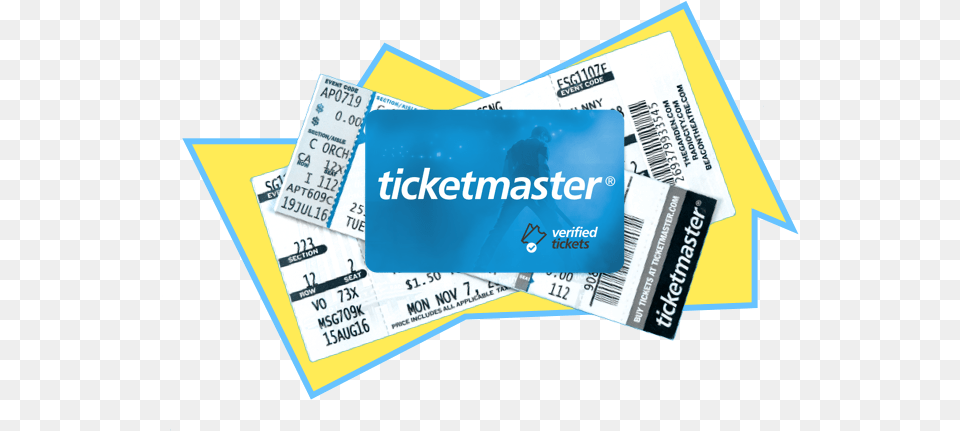 Going To The Show Ticketmaster, Paper, Text, Business Card Png