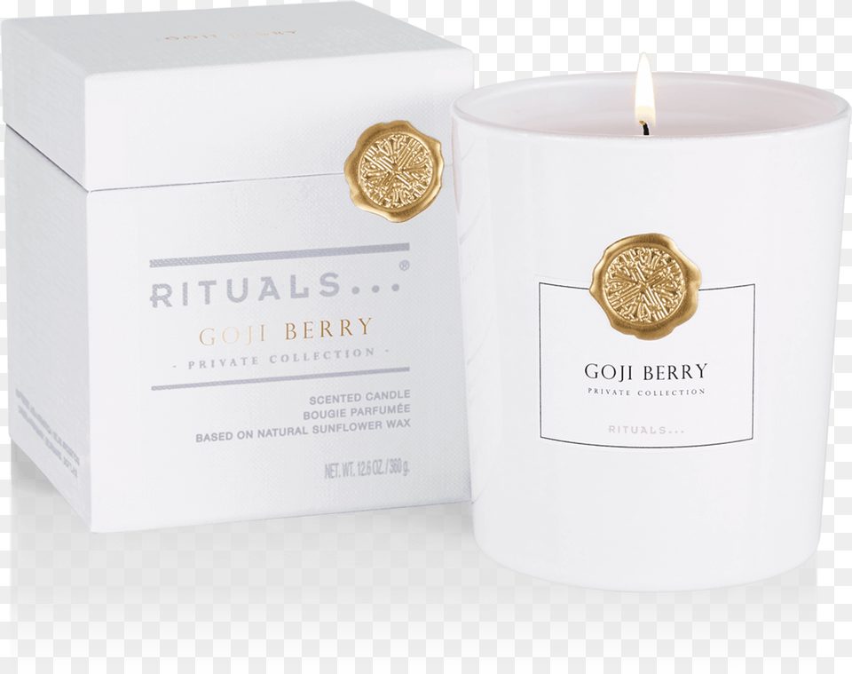 Goji Berry Rituals 39holy Basil39 Scented Candle, Box, Wax Seal Free Png