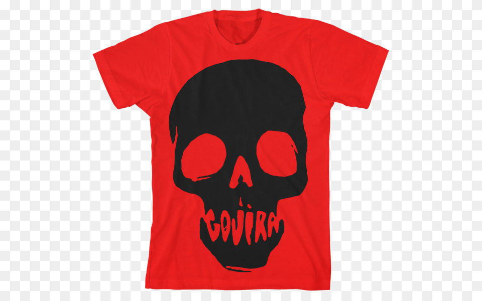 Gojira Red Mouth Skull T Shirt, Clothing, T-shirt Free Png