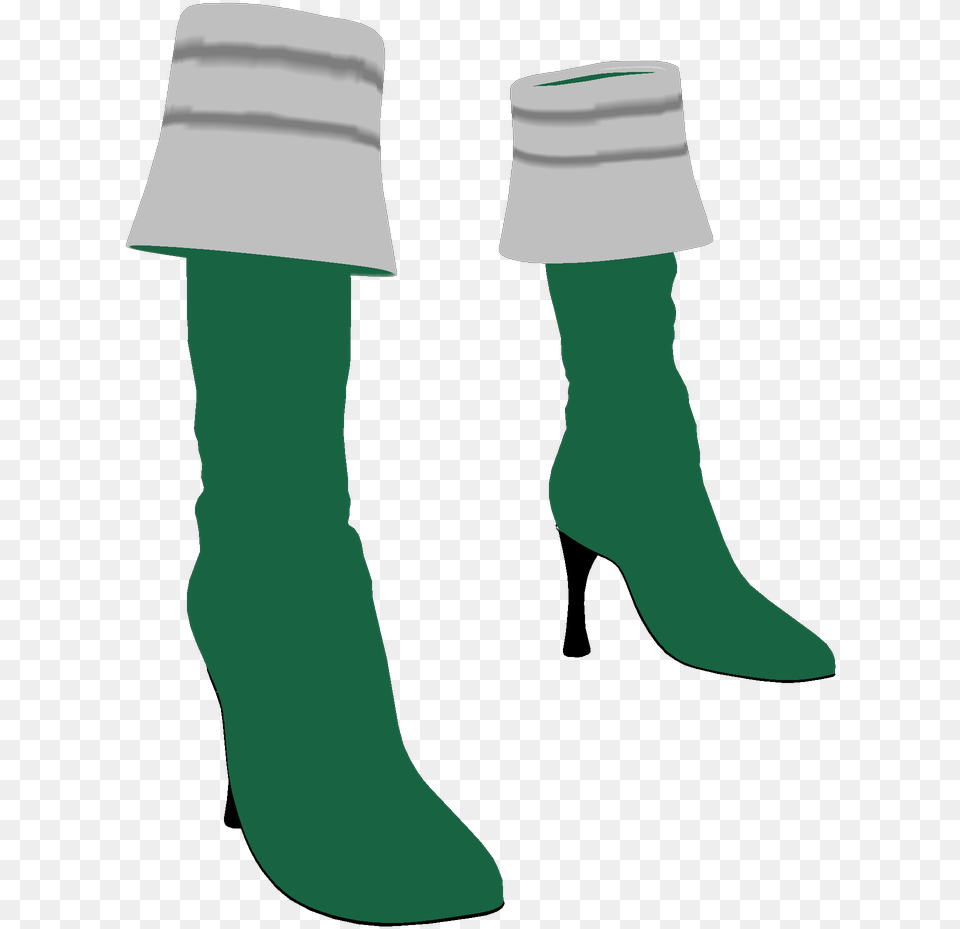 Gokai Green Stilettos Snow Boot, Person, Clothing, Hosiery Png Image
