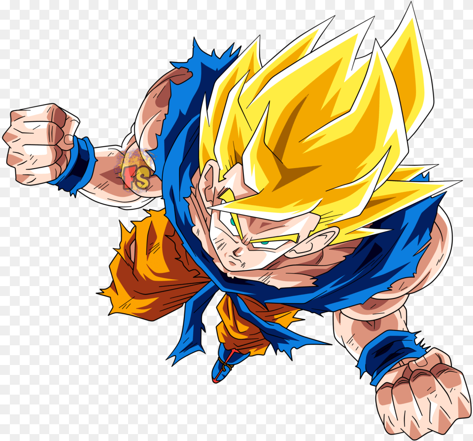 Goku All The Way Up To Ssj Vs Several Anime Characters Goku Ssj 1, Publication, Book, Comics, Baby Free Png