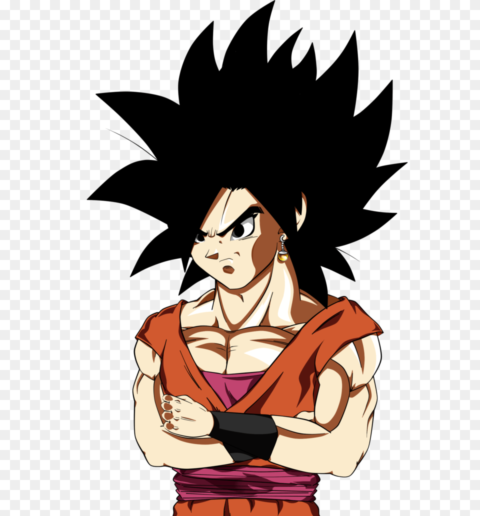 Goku And Caulifla Fusion Dragon Ball Zsuper, Adult, Female, Person, Woman Free Png