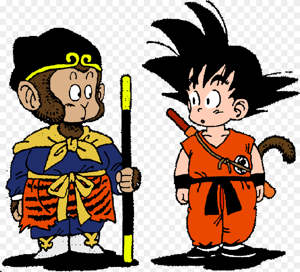 Goku And Sun Wukong By Soulreaperblaze D4g7pxi Sun Wukong Akira Toriyama, Book, Comics, Publication, Baby Png