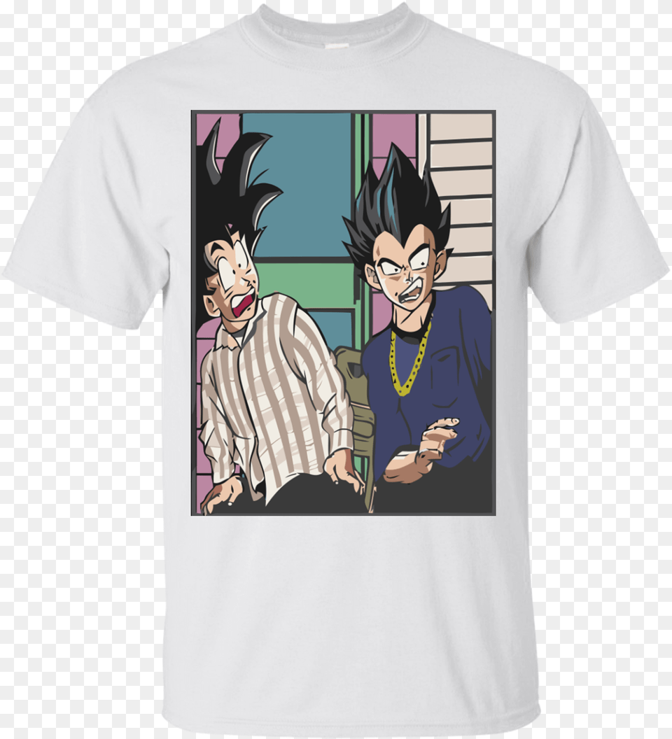 Goku And Vegeta Shirt Friday The Movie T Shirt Hoodies Goku And Vegeta Shirt, T-shirt, Book, Clothing, Comics Png