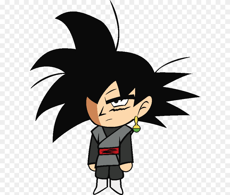 Goku Black Chibi Art, Book, Comics, Publication, Animal Free Png Download