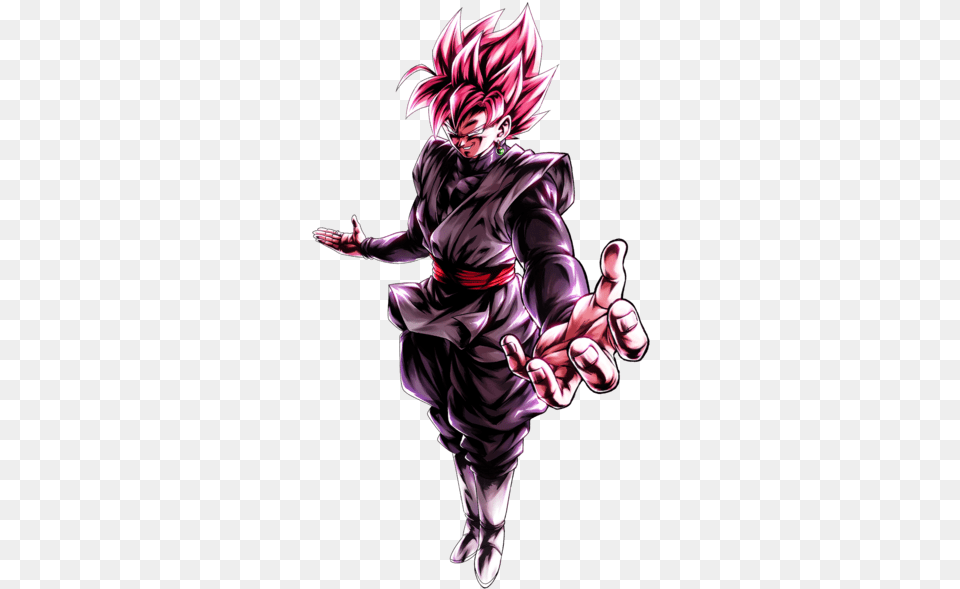 Goku Black Dragon Ball Legends Goku Black Rose, Book, Comics, Publication, Baby Free Png Download