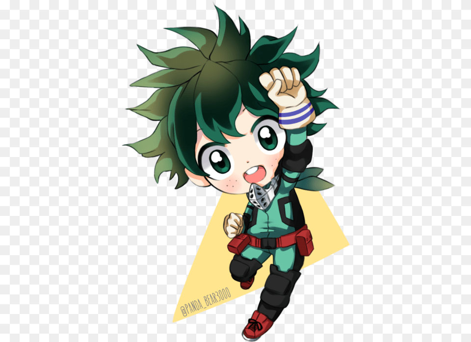 Goku Clipart Anime Chibi Chibi My Hero Academia, Book, Comics, Publication, Baby Png Image