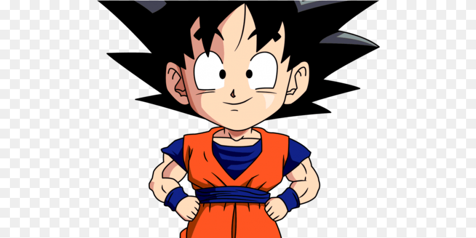 Goku Clipart Chibi, Baby, Book, Comics, Person Free Png Download