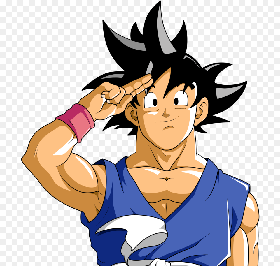 Goku Clipart File Dragon Ball Gt Adios Goku, Book, Comics, Publication, Adult Free Png