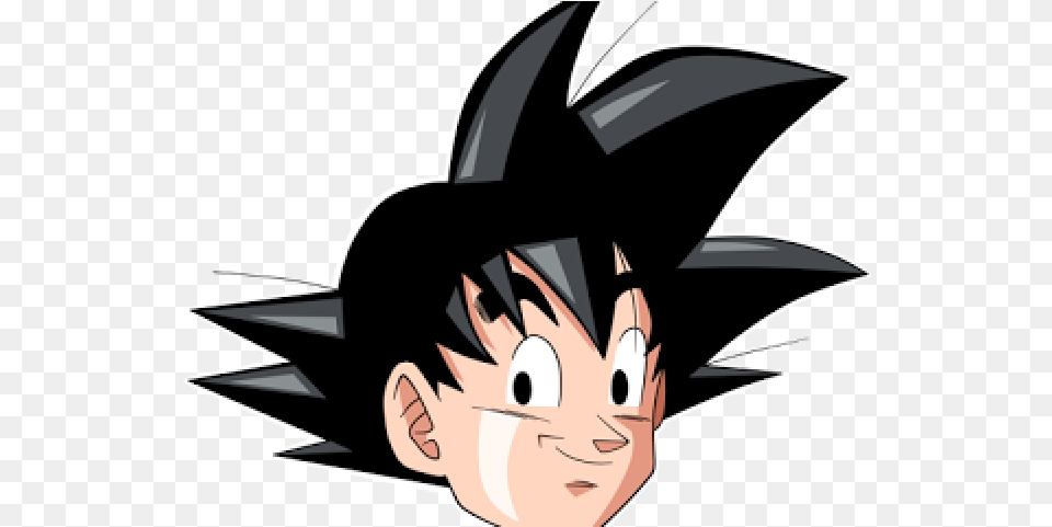 Goku Clipart Gambar Goku Face, Book, Comics, Publication, Head Png